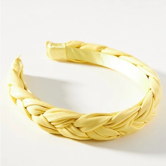 Anthropologie Accessories - Anthropologie Yellow Braided Headband